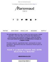 e-mailing - Marketing marque - Communication Produits - Nouveaux produits - Marketing fidélisation - Incitation au réachat - Marionnaud - 02/2020