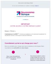 e-mailing - Boursorama - 02/2020