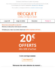 e-mailing - Becquet - 02/2020