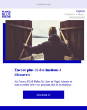 e-mailing - Marketing fidélisation - Animation / Vie du Programme de Fidélité - Incitation au réachat - Marketing marque - Communication Produits - Nouveaux produits - Flying Blue - 03/2020