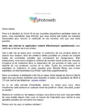 e-mailing - Marketing relationnel - Newsletter - Photoweb - 03/2020