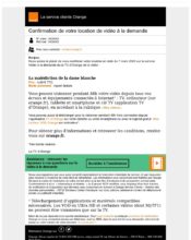 e-mailing - Transactionnels - Confirmation de commande - Orange - 03/2020