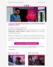 e-mailing - Marketing relationnel - Evénement - Eloquant - 03/2020