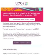 e-mailing - Marketing relationnel - Evénement - Yooz - 03/2020