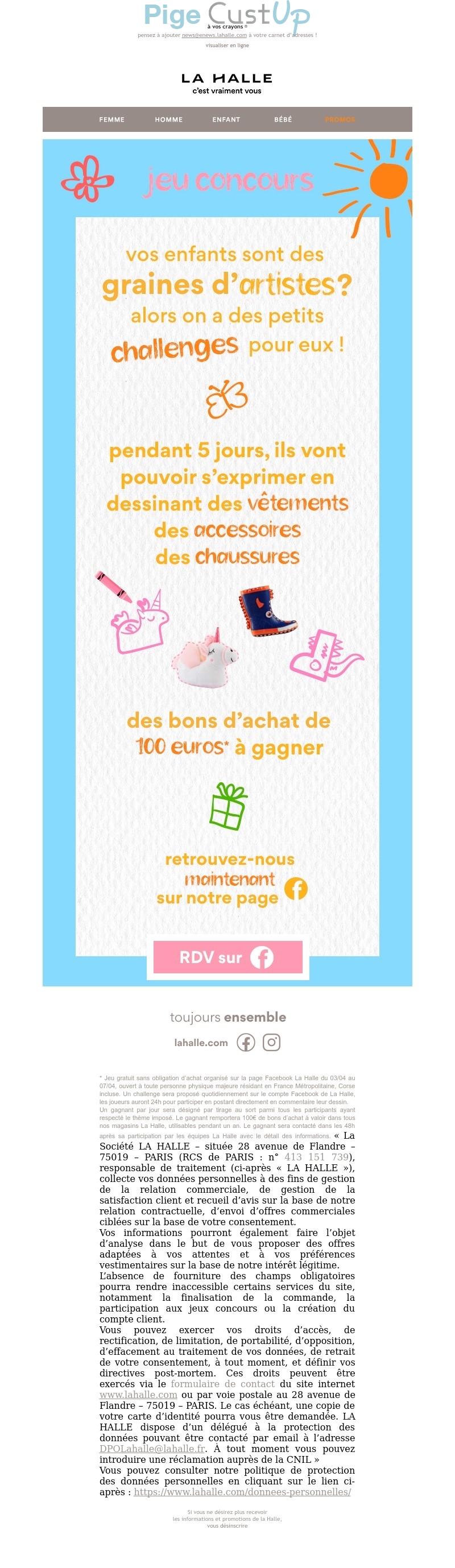 La halle discount achat en ligne