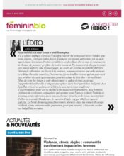 e-mailing - Marketing relationnel - Newsletter - Fémininbio - 04/2020