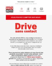 e-mailing - Marketing relationnel - Newsletter - Brico Dépôt - 04/2020