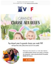 e-mailing - Marketing relationnel - Calendaire (Noël, St valentin, Vœux, …) - Marketing Acquisition - Jeu promo - VVF Villages - 05/2024