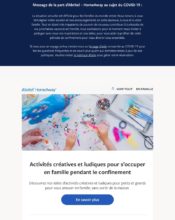 e-mailing - Marketing relationnel - Newsletter - Homeaway - 04/2020