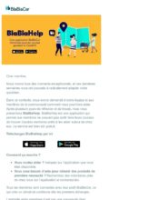 e-mailing - Marketing marque - Communication Services - Nouveaux Services - BlaBlaCar - 04/2020