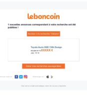 e-mailing - Marketing relationnel - Alerting - Leboncoin - 04/2020