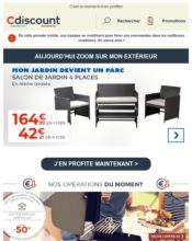 e-mailing - Marketing Acquisition - Acquisition abonnements - Ventes flash, soldes, demarque, promo, réduction - Marketing marque - Communication Produits - Nouveaux produits - Marketing fidélisation - Incitation au réachat - Cdiscount - 04/2020