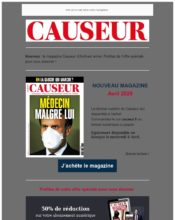 e-mailing - Marketing Acquisition - Ventes flash, soldes, demarque, promo, réduction - Causeur - 04/2020