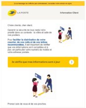 e-mailing - Marketing relationnel - Données clients / RGPD - La Poste - 05/2020