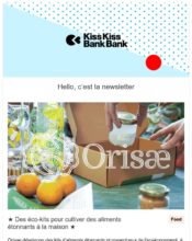 e-mailing - Marketing relationnel - Newsletter - Kiss Kiss Bank Bank - 05/2020