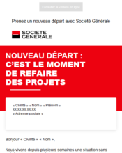 e-mailing - Marketing relationnel - Newsletter - Société Générale - 06/2020