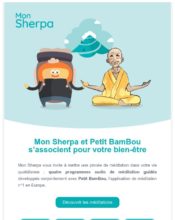 e-mailing - Marketing relationnel - Newsletter - Mon Sherpa - 05/2022