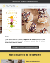 e-mailing - Marketing relationnel - Newsletter - Hachette - 08/2021