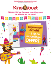  - Marketing relationnel - Calendaire (Noël, St valentin, Vœux, …) - King Jouet - 06/2024