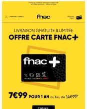 e-mailing - Marketing Acquisition - Acquisition abonnements - Fnac - 03/2022