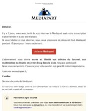 e-mailing - Mediapart - 03/2022