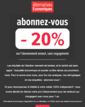 e-mailing - Marketing Acquisition - Acquisition abonnements - Ventes flash, soldes, demarque, promo, réduction - Alternatives Economiques - 04/2022