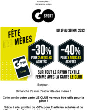  - Marketing relationnel - Calendaire (Noël, St valentin, Vœux, …) - Go Sport - 06/2024