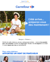 e-mailing - Marketing relationnel - Newsletter - Carrefour - 05/2022