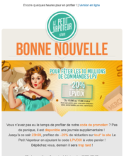 e-mailing - Le Petit Vapoteur - 06/2022