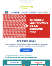 e-mailing - Marketing relationnel - Newsletter - Carrefour - 06/2022