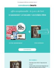 e-mailing - Connaissance des arts - 06/2022