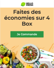 e-mailing - Marketing Acquisition - Derniers jours - Marketing fidélisation - Incitation au réachat - Hello Fresh - 07/2022