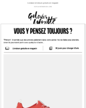 e-mailing - Galeries Lafayette - 04/2022