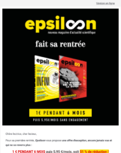 e-mailing - Marketing Acquisition - Acquisition abonnements - Epsiloon - 08/2022