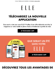 e-mailing - Marketing marque - Nouveau canal - Elle - 08/2022