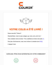 e-mailing - Enquêtes Clients - NPS / Avis clients - Courrir - 09/2022