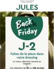 e-mailing - Marketing relationnel - Evénement - Jules - 11/2022