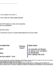 e-mailing - Transactionnels - Consultation facture en ligne - Mise à disposition facture - EDF - 11/2022