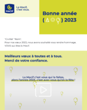  - Marketing relationnel - Calendaire (Noël, St valentin, Vœux, …) - Macif - 05/2024