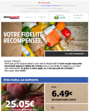 e-mailing - Marketing fidélisation - Points et statut - Intermarché - 06/2023