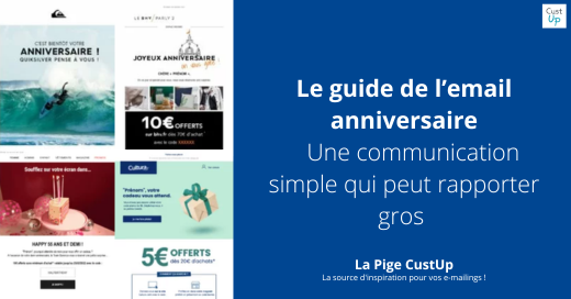 Le guide de l’email anniversaire : une communication simple qui peut rapporter gros
