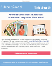 e-mailing - Marketing Acquisition - Acquisition abonnements - Marketing marque - Communication Produits - Nouveaux produits - Fibre Mood - 08/2023