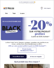 e-mailing - Marketing Acquisition - Black Friday - Saint Maclou - 11/2023