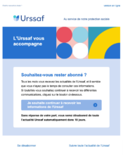 e-mailing - Marketing relationnel - Newsletter - URSSAF - 12/2023