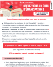 e-mailing - Marketing Acquisition - Acquisition abonnements - l'Humanité - 02/2024