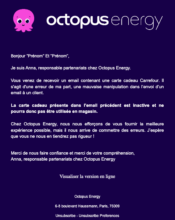 e-mailing - Energie - Octopus - B2C - Erratum & Oups - 06/2020