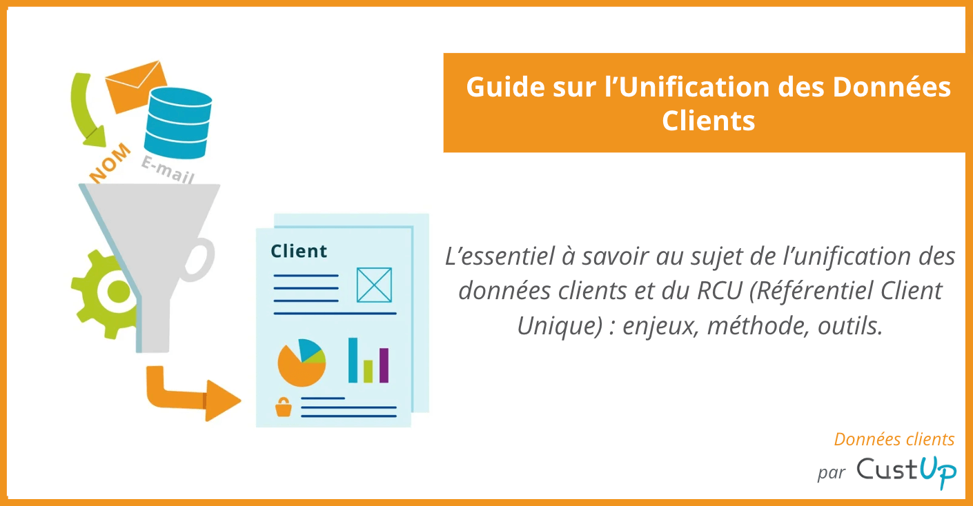 L’unification et le traitement des Données Clients par les outils RCU (Référentiel Client Unique) 